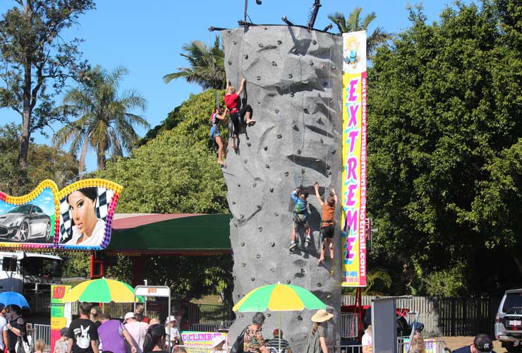 Mobile rock climbing wall for hire Brisbane