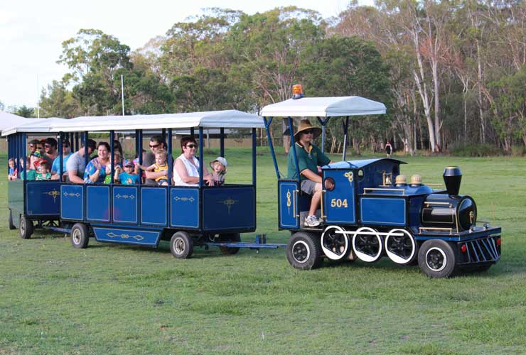 Trackless Train Ride For Hire Brisbane